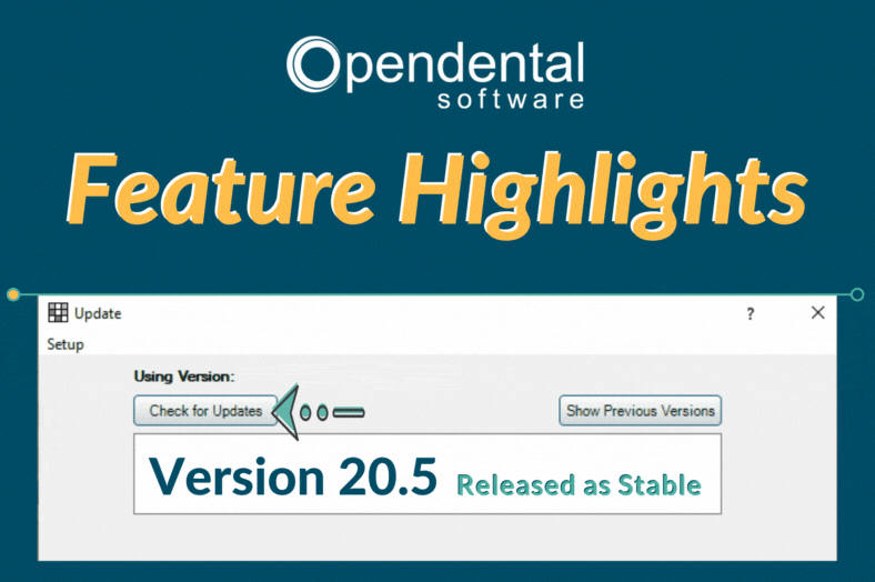 Software Update: Stable Version 20.5 Highlights