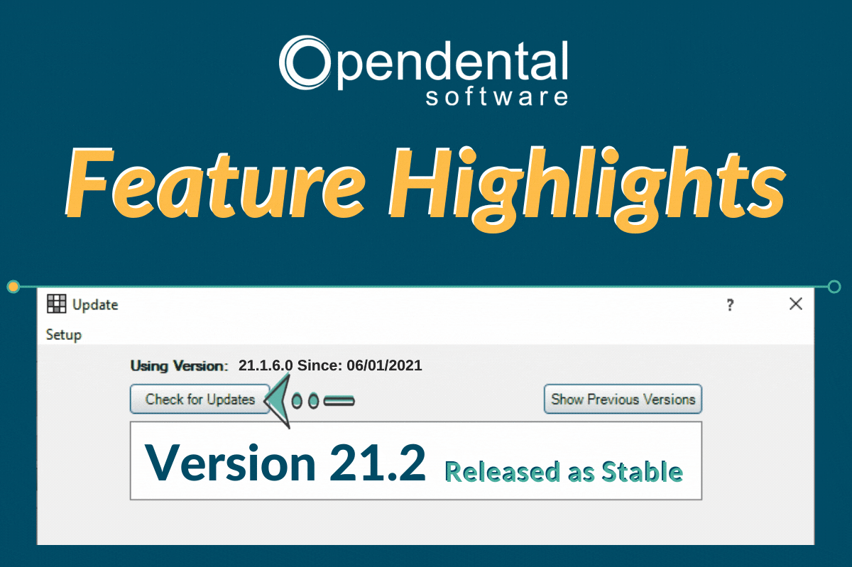 Software Update: Stable Version 21.2 Highlights