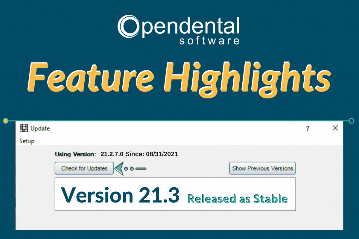 Software Update: Stable Version 21.3 Highlights