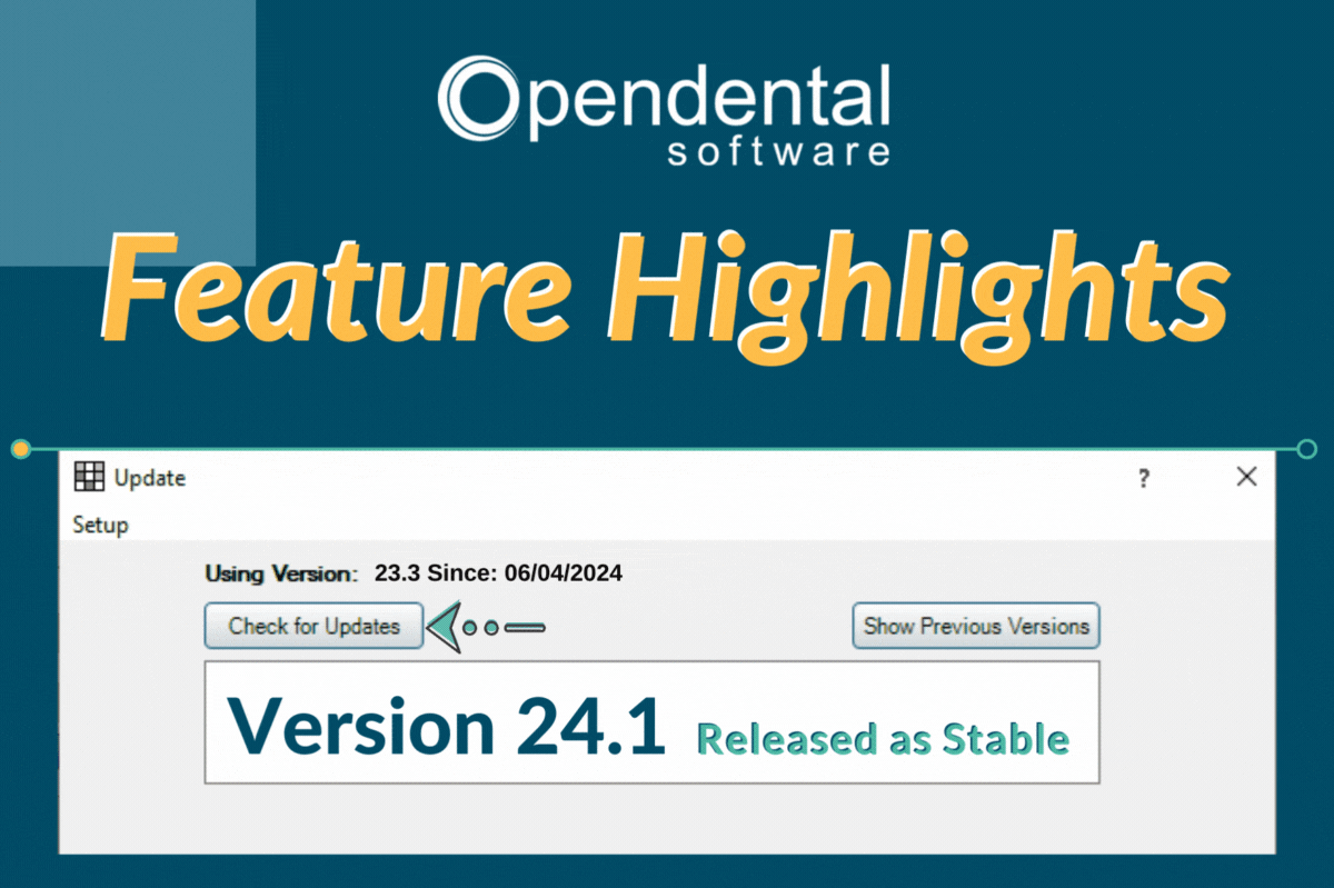 Software Update: Stable Version 24.1 Highlights