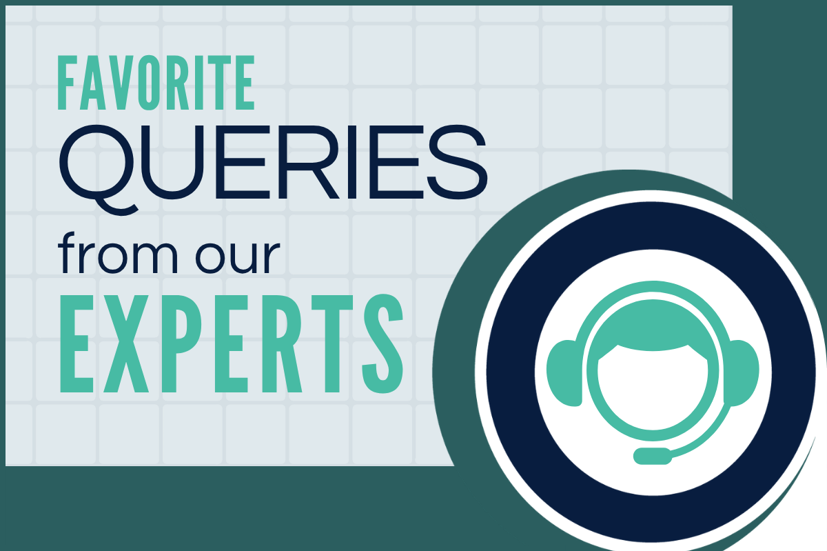 Favorite Queries From Our Experts: Production and Income
